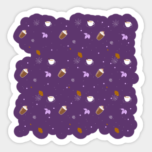 Autumn pattern 3. Sticker